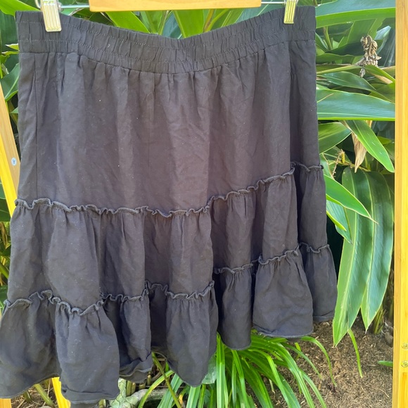 Black Mini Skirt. Size 16. - Picture 3 of 3